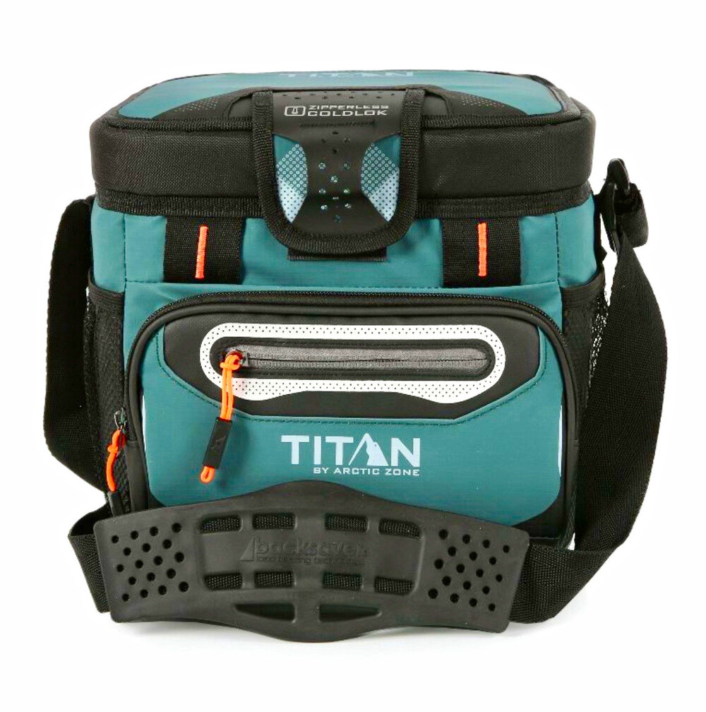 Titan by Arctic Zone 9-Can Zipperless Hardbody Insulated Leakproof Cooler Bag